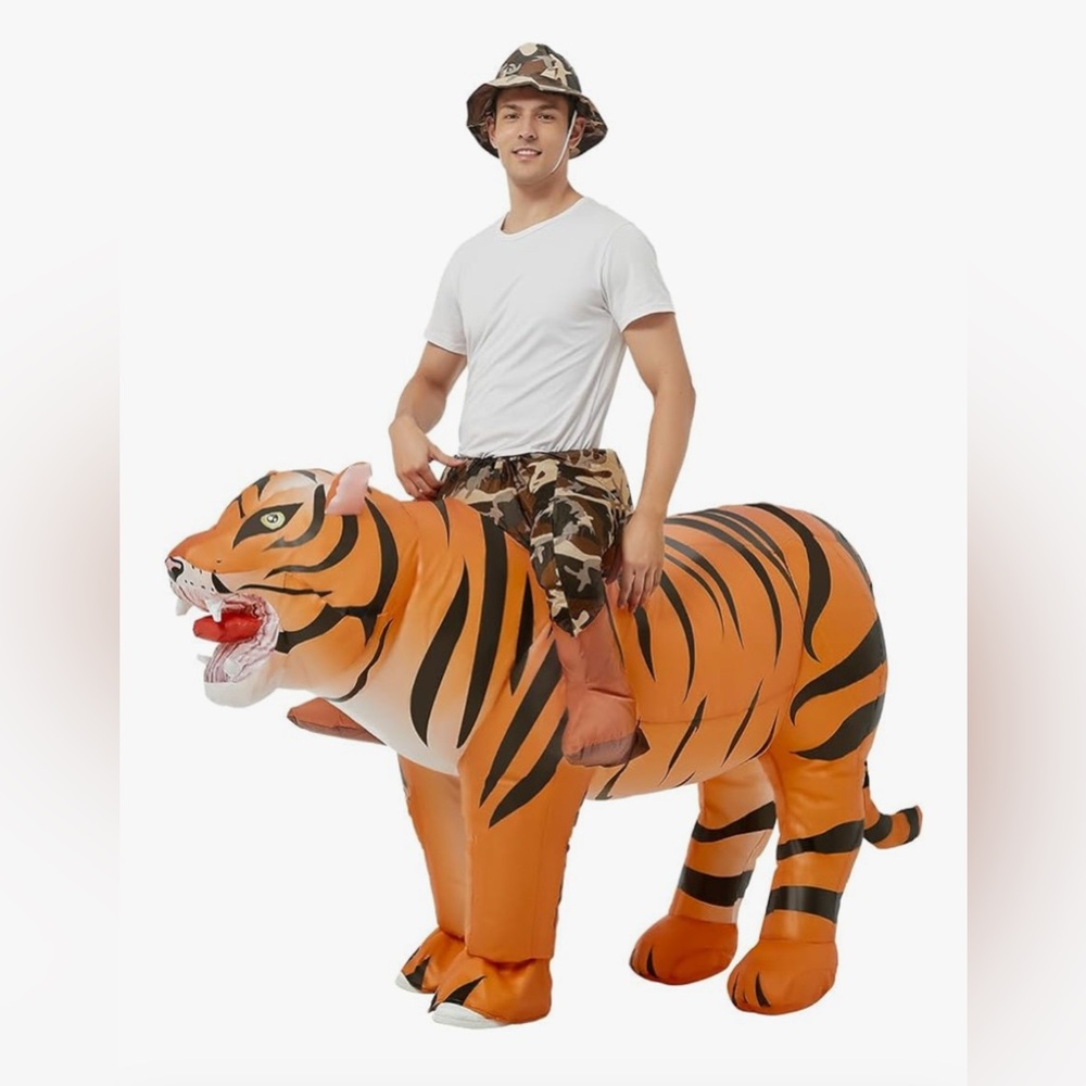 Goosh Inflatable Tiger Costume for Adults